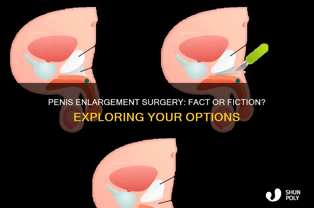 is there a plastic surgery to enlarge your penis