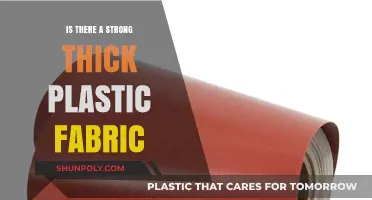 Thick Plastic Fabric: Strong and Sturdy