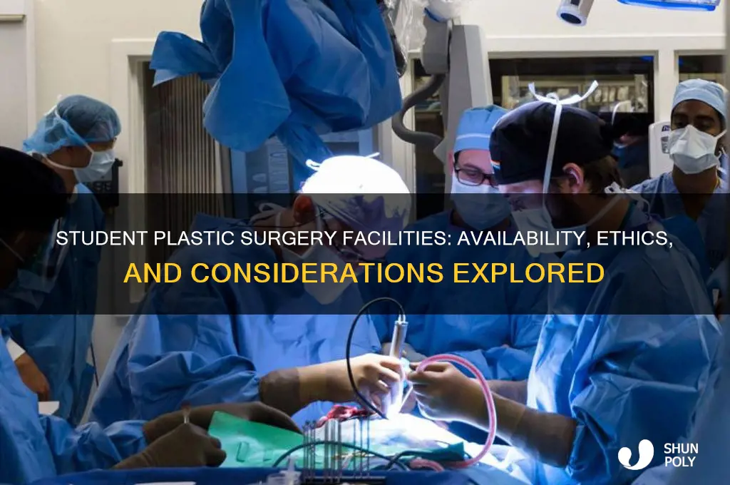 is there a student facility for plastic surgery