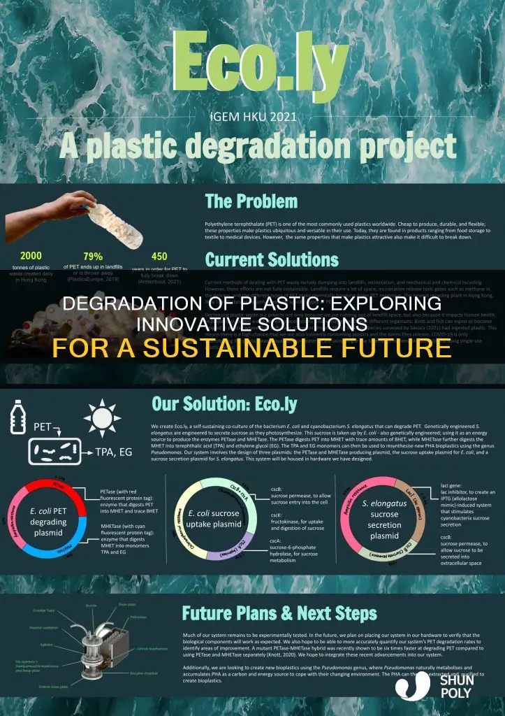 is there a way to degrade plastic