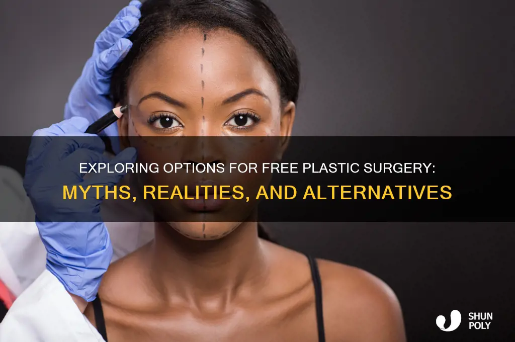 is there a way to get free plastic surgery
