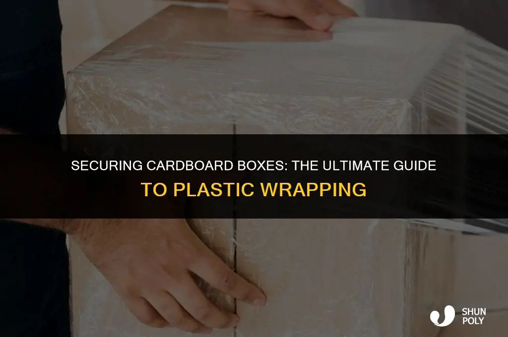 is there a way to plastic wrap a cardboard box