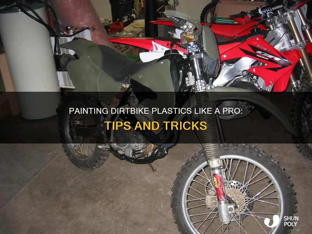 is there a way to profesionly paint dirtbike plastics