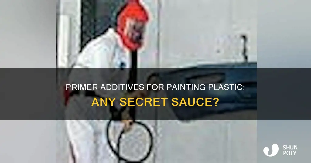 is there an additive for primer to paint on plastic