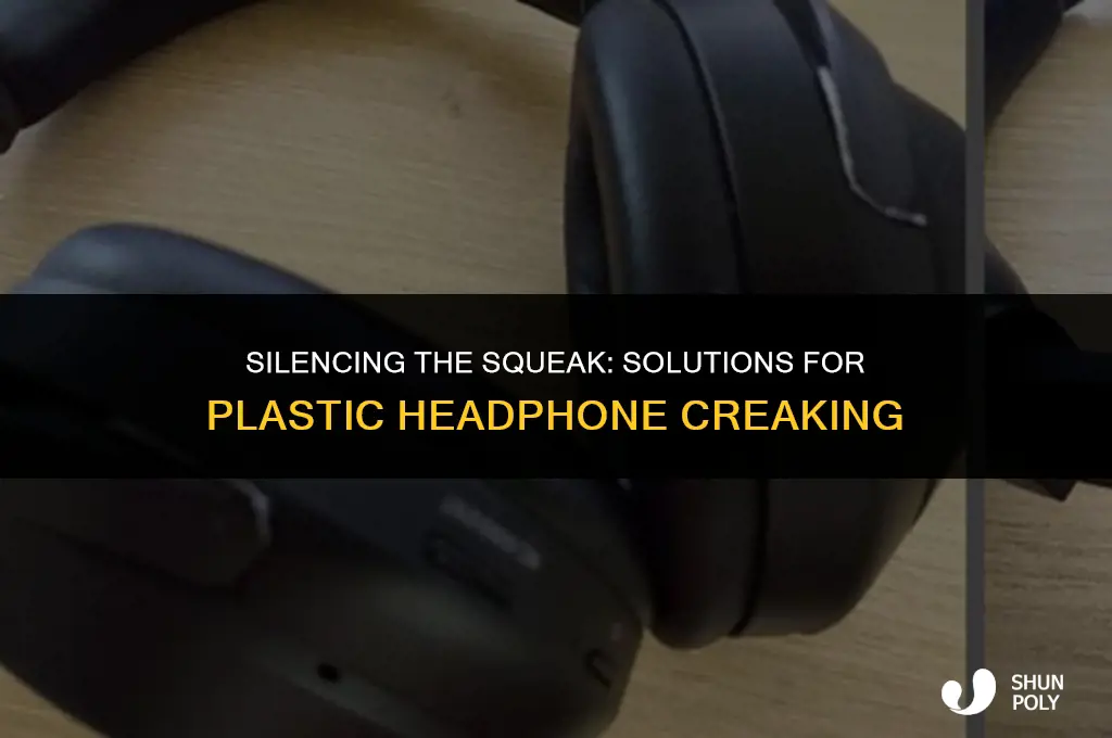 is there any way to stop plastic headphones from creaking