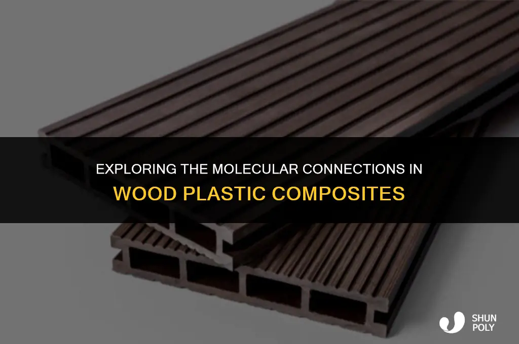 is there chemical bonding in wood plastic composites