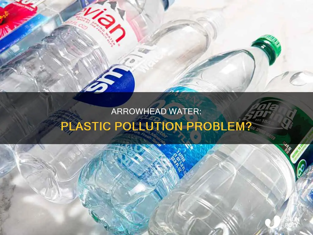 is there plastic in arrowhead water