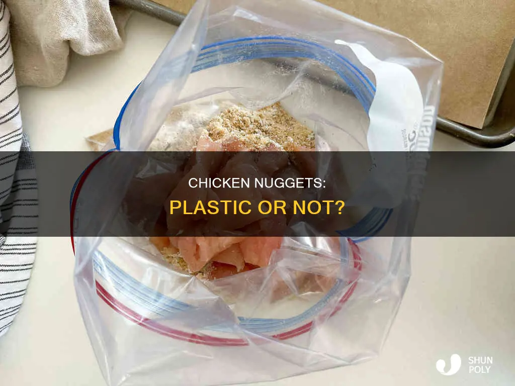 is there plastic in chicken nuggets