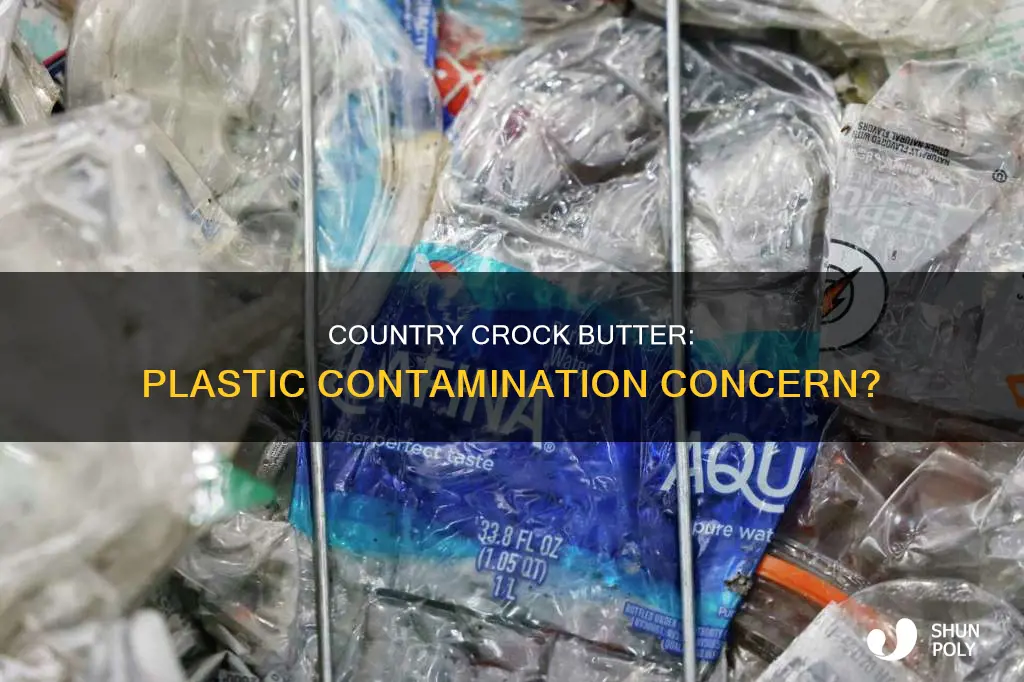 is there plastic in country crock butter