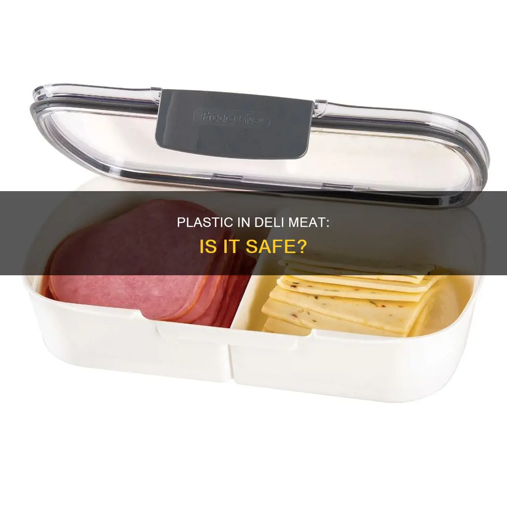 is there plastic in deli meat