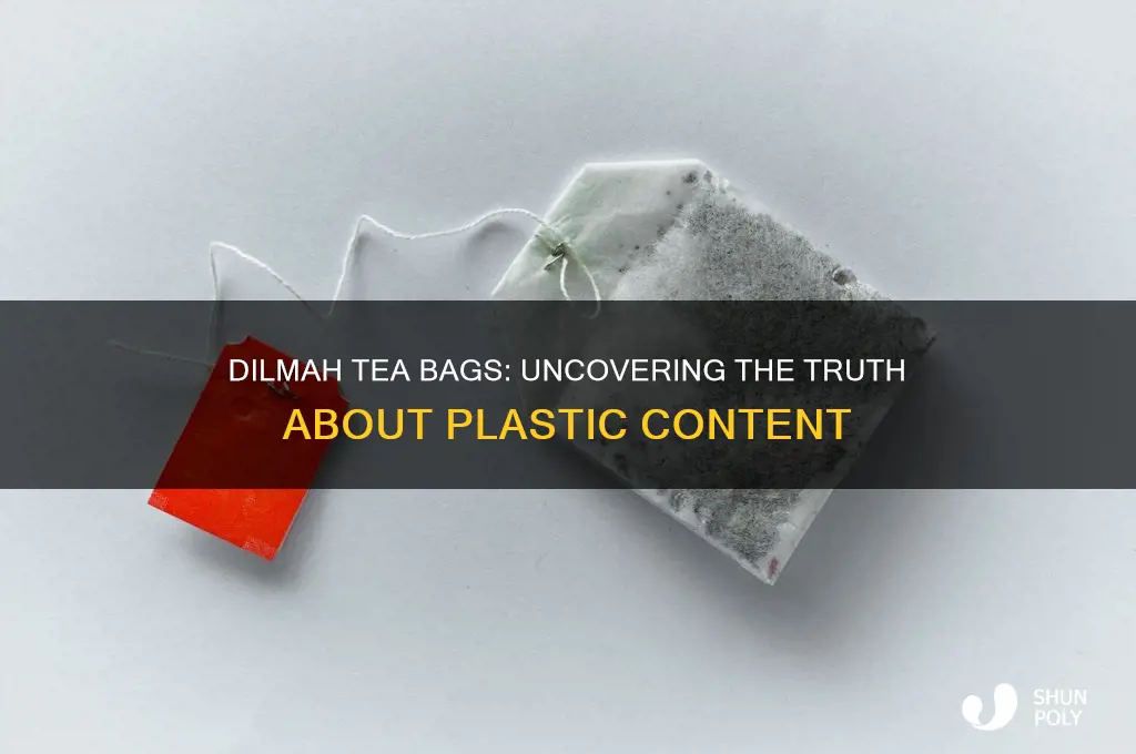 is there plastic in dilmah tea bags
