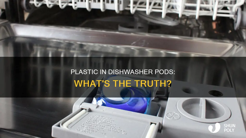 is there plastic in dishwasher pods
