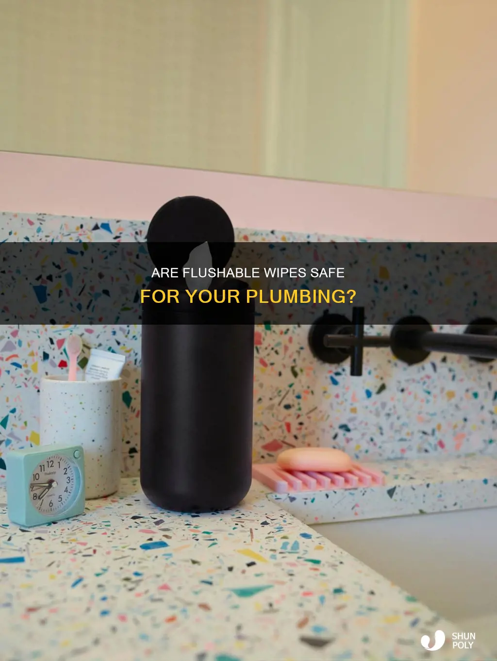 is there plastic in flushable wipes