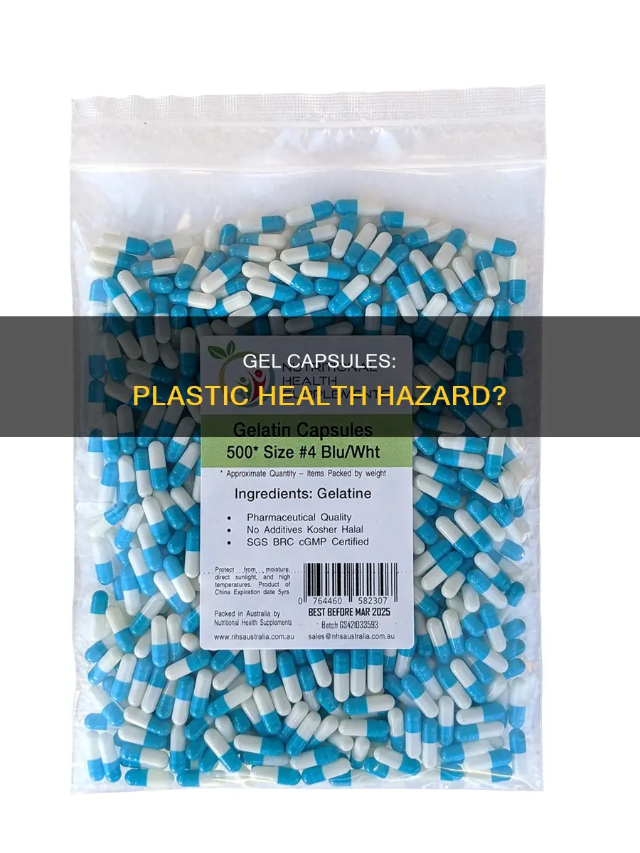 is there plastic in gel capsules