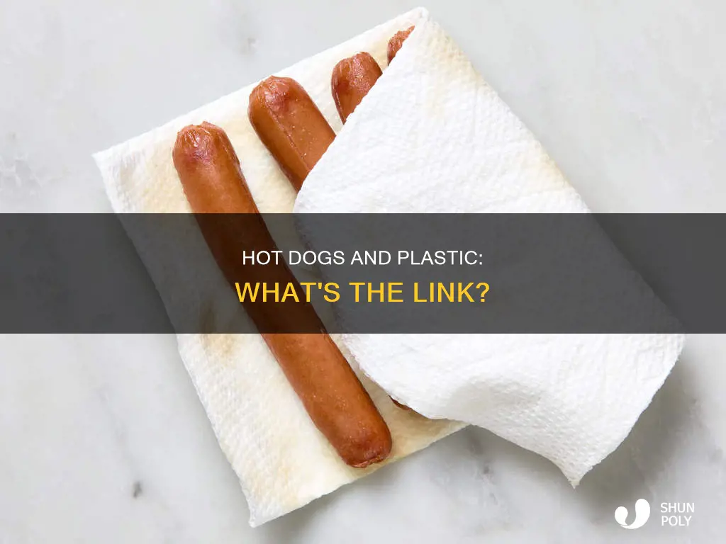 is there plastic in hot dogs