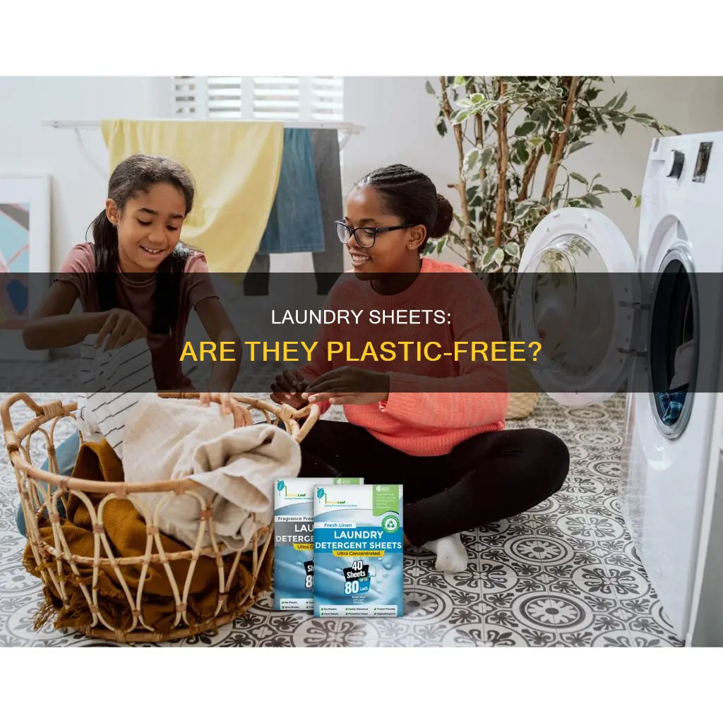 is there plastic in laundry sheets