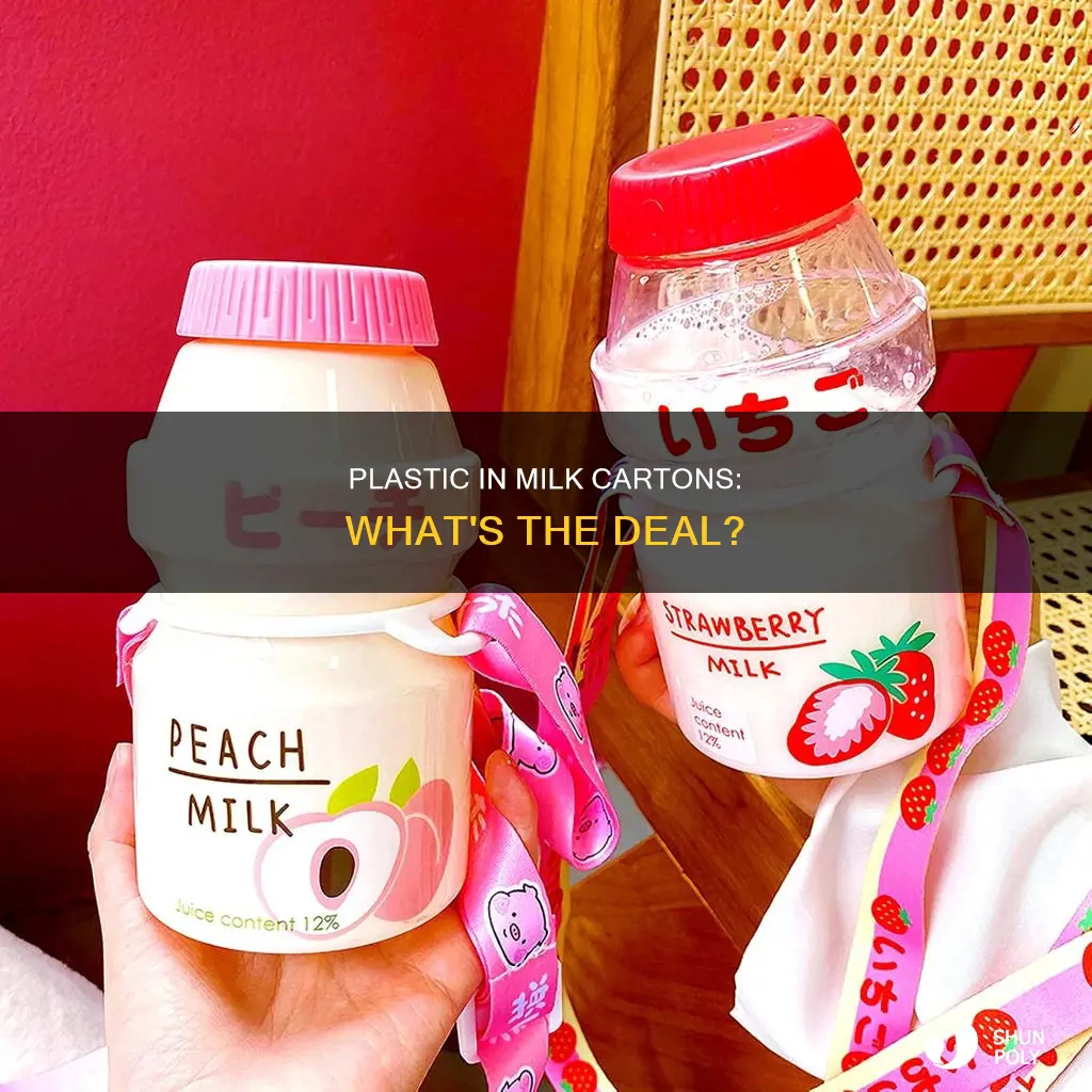 is there plastic in milk cartons