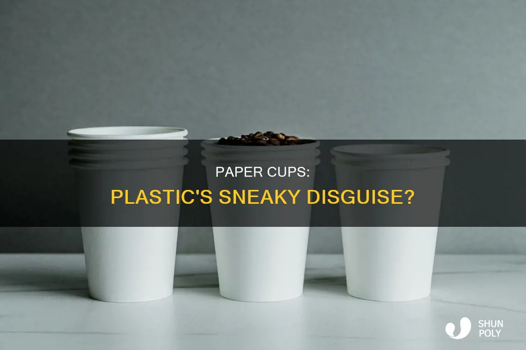is there plastic in paper cups