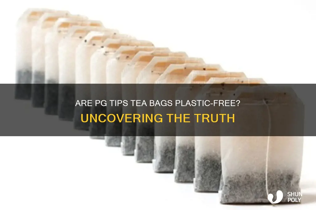 is there plastic in pg tips tea bags