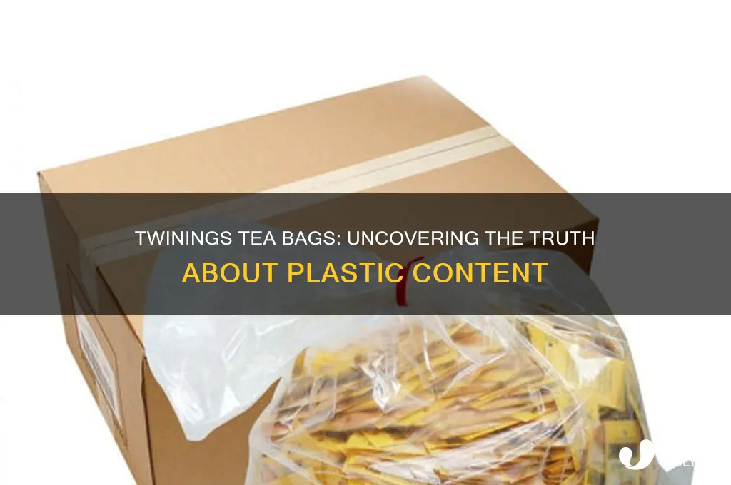 is there plastic in twinings tea bags