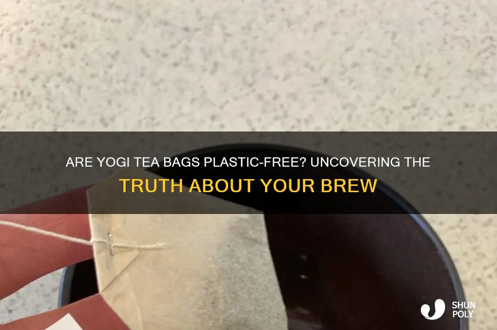 is there plastic in yogi tea bags