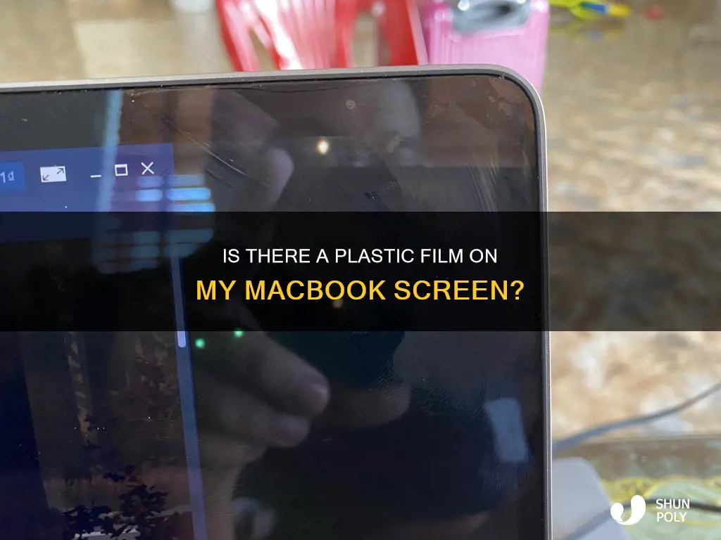 is there plastic on macbook pro screen