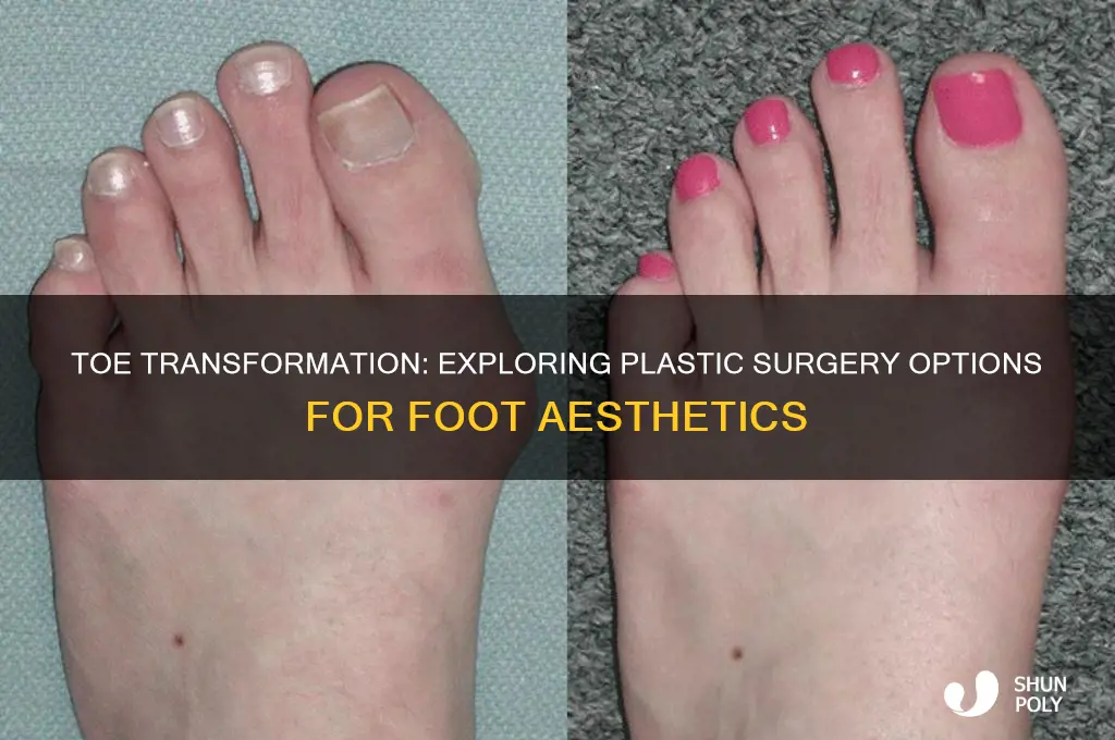 is there plastic surgery for toes