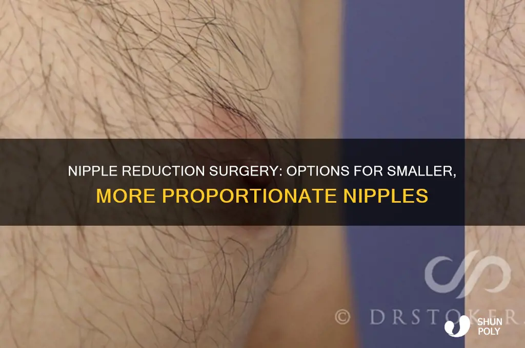 is there plastic surgery to make nipples smaller