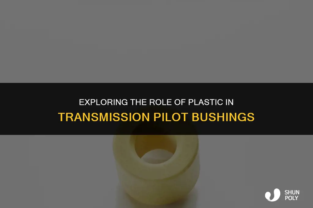 is there plastic transmission pilot bushing in cars