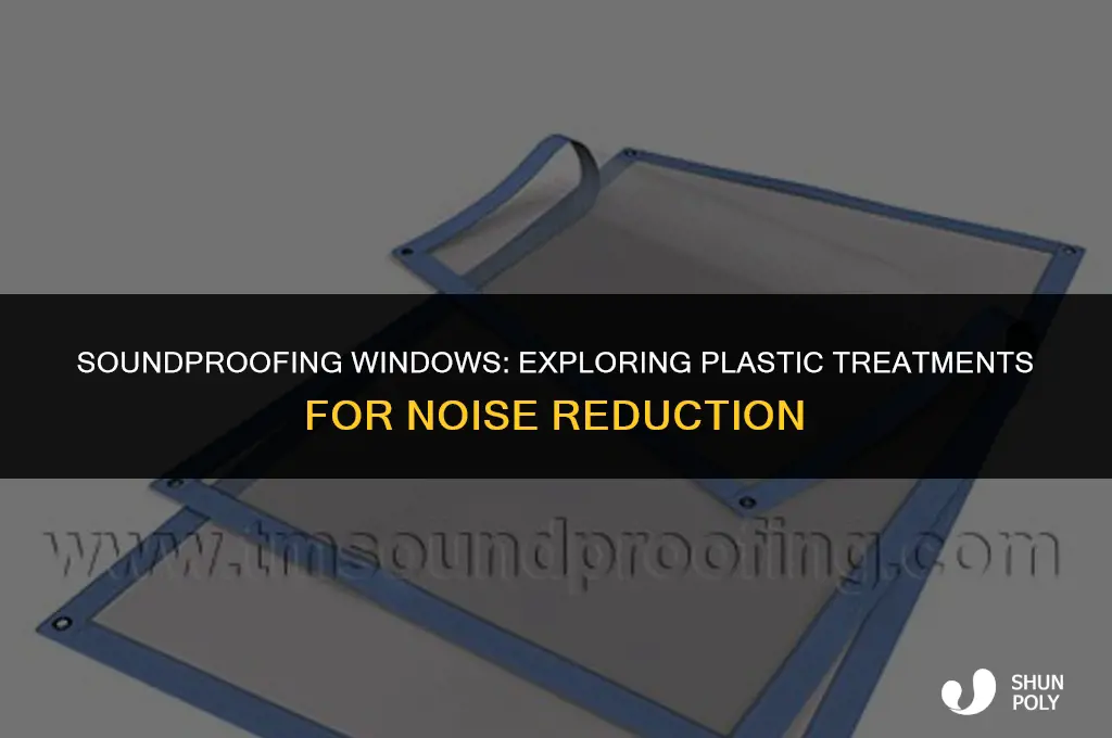 is there plastic treatment for windows to stop noise