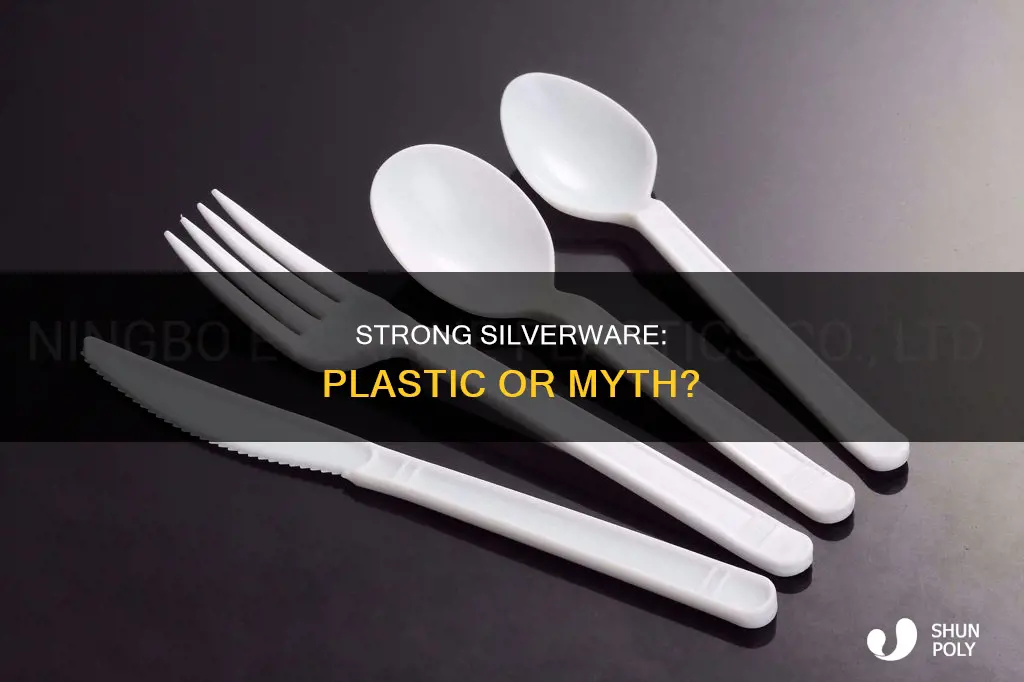 is there strong silverware that is plastic