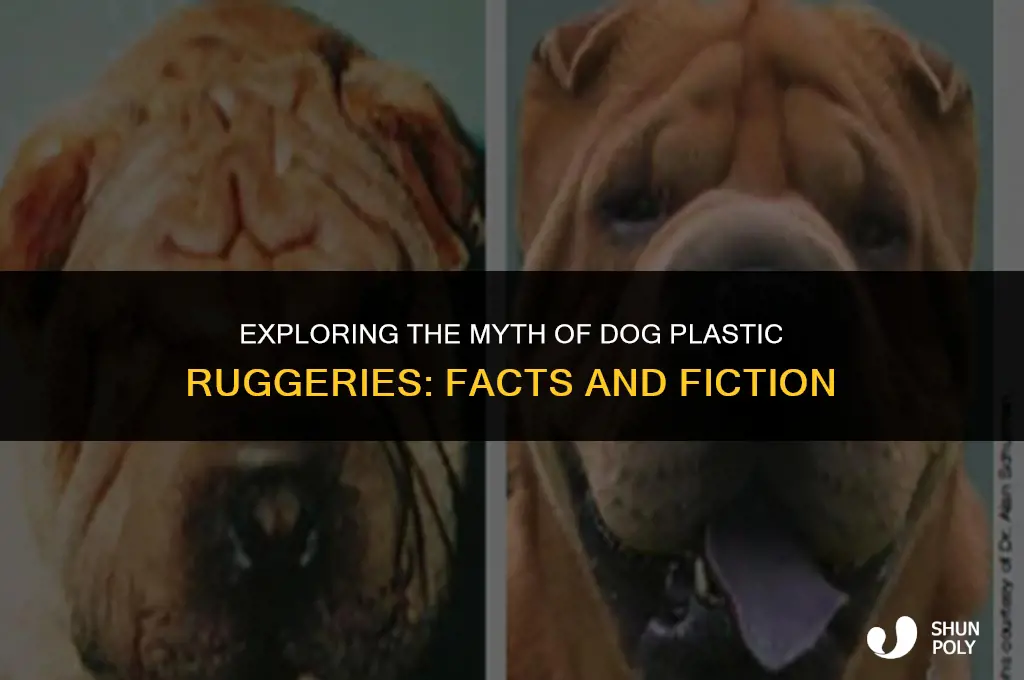 is there such a thing as dog plastic rugeries