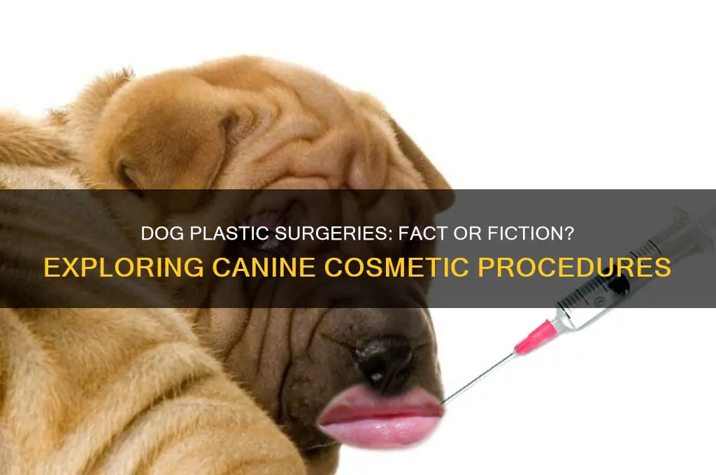 is there such a thing as dog plastic surgeries