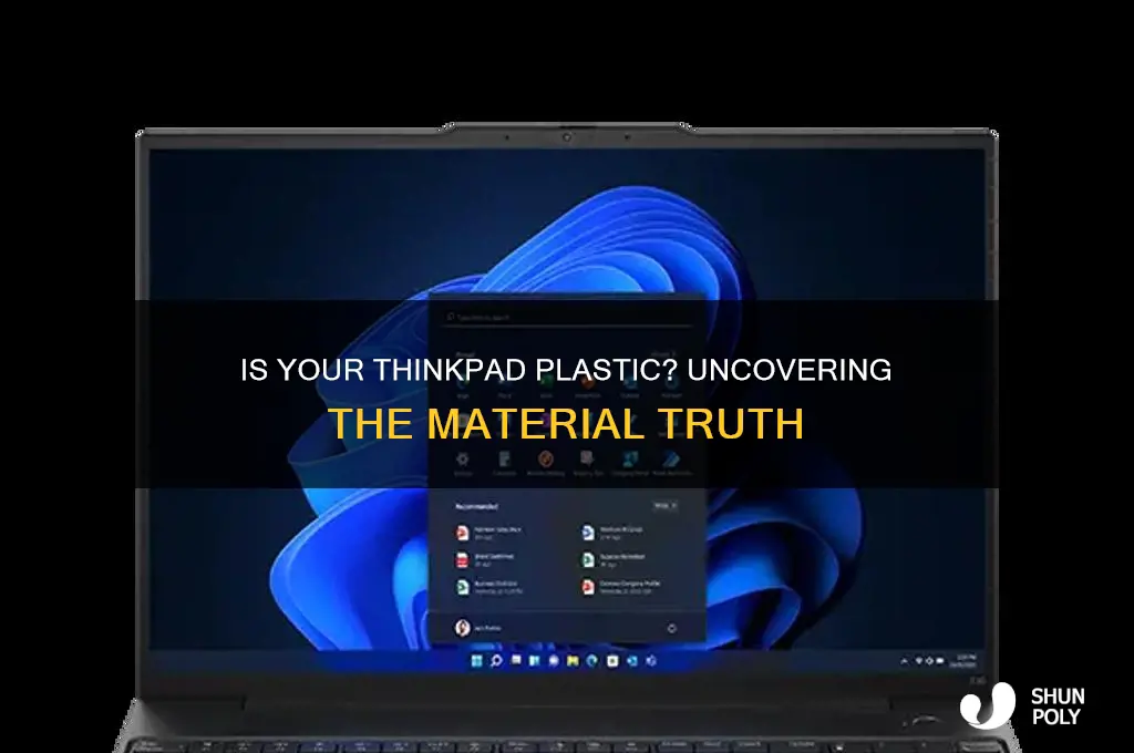 is thinkpad made of plastic