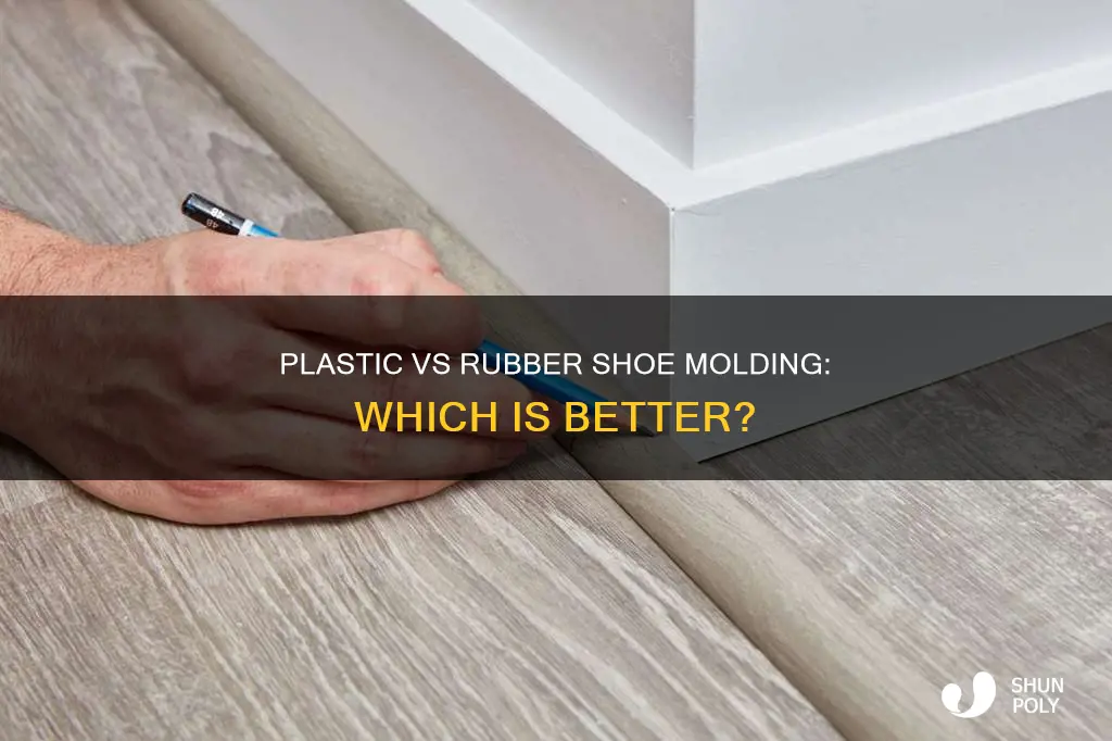 is tjere plastic or rubber shoe molding