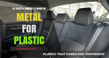 Toyota Camry LE: Metal or Plastic Construction Explained