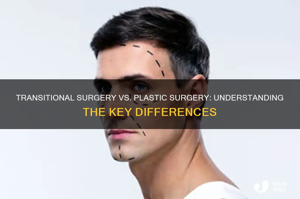 is transitional surgery considered plastic surgery