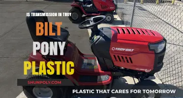 Troy-Bilt Pony: Plastic Transmission Problems
