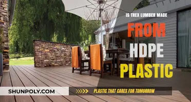 Is Trex Lumber Made from HDPE Plastic? Unveiling the Truth