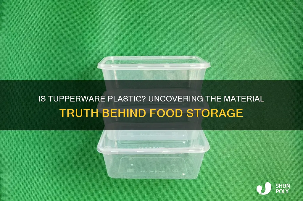 is tupperware made of plastic