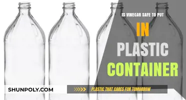 Plastic Containers and Vinegar: Safe or Not?
