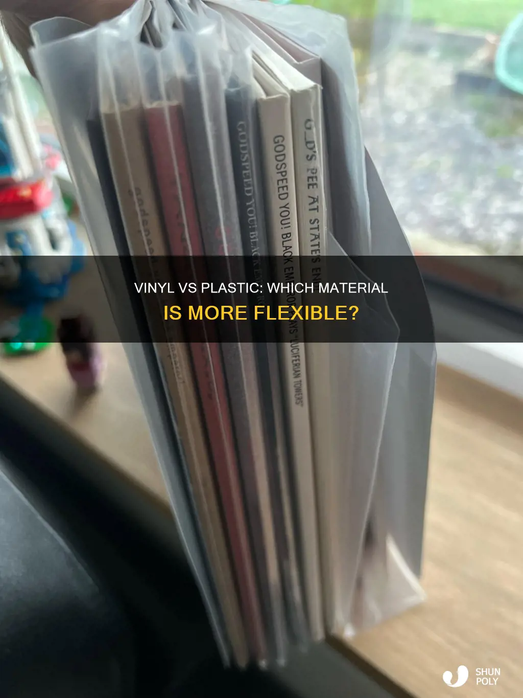 is vinyl mor pliable than plastic