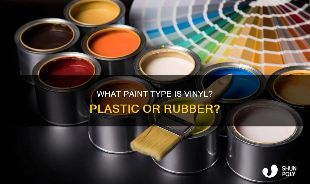 is vinyl paint plastic or rubber