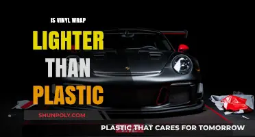 Exploring the Weight Differences: Vinyl Wrap vs. Plastic