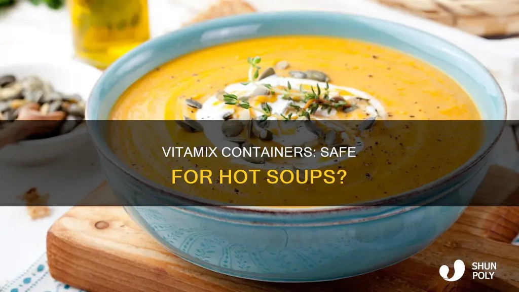 is vitamix plastic container safe to make hot soup