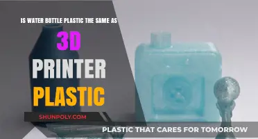 Water Bottle Plastic vs. 3D Printer Filament: Are They the Same?