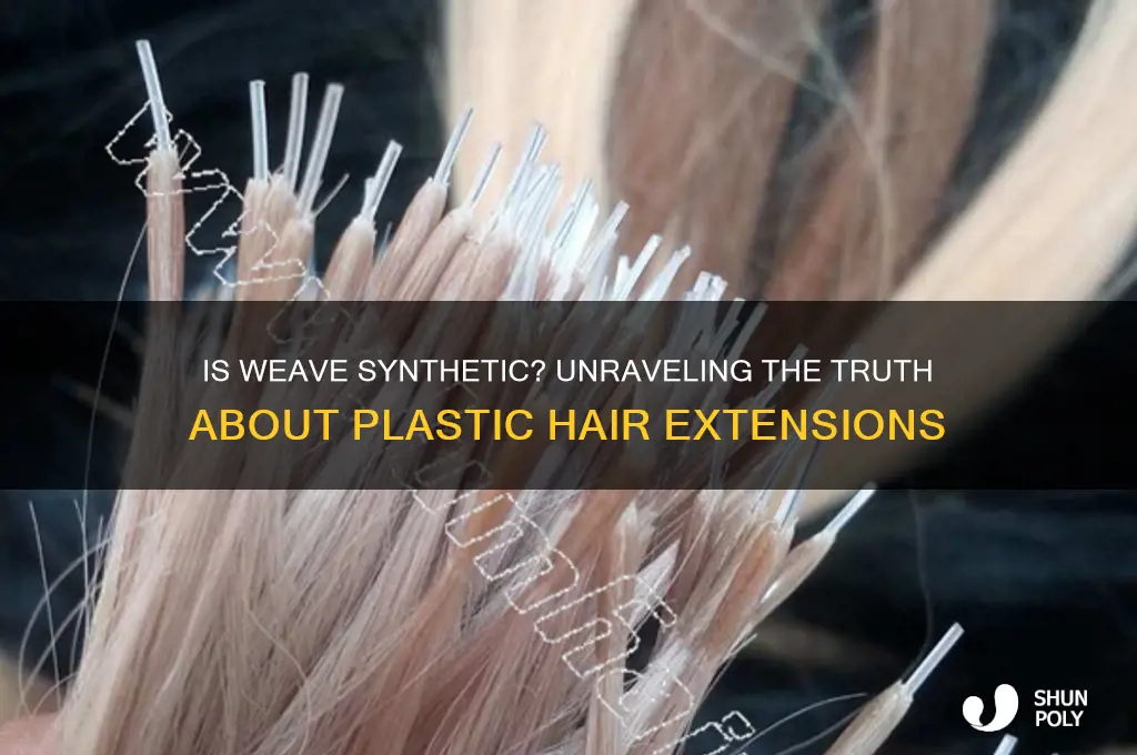 is weave made out of plastic