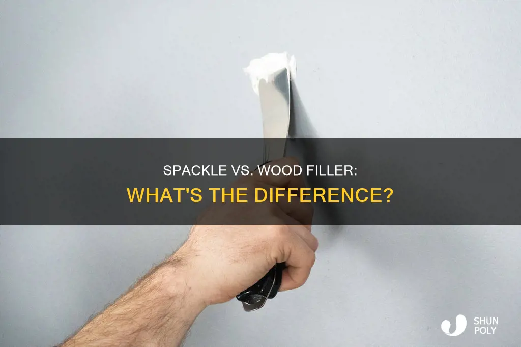 is wood plastic the same as spackle