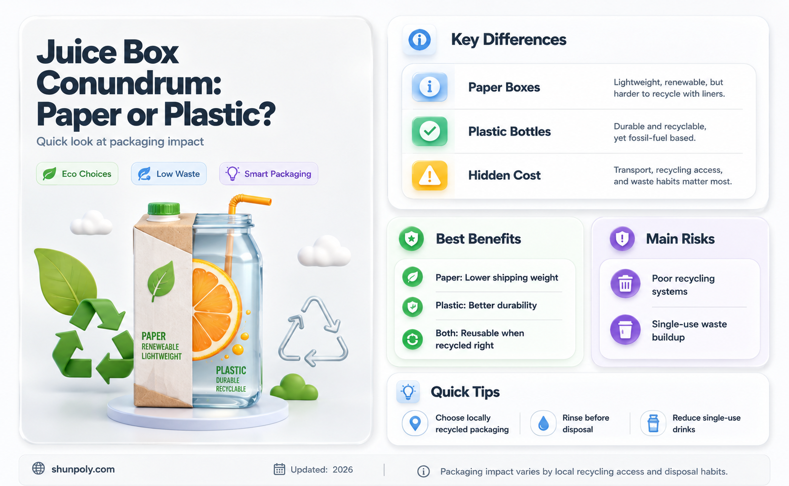 are juice boxes paper or plastic nyc