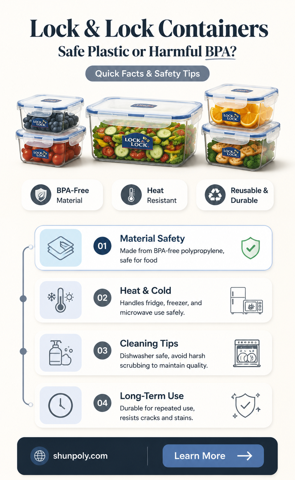 are lock and lock plastic containers bpa free
